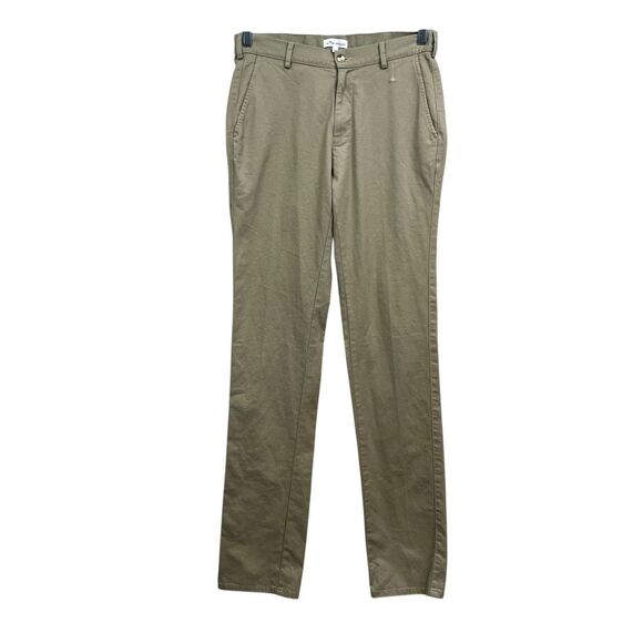 Peter Millar Mens Khaki Chinos Pants Classic Fit Stretch Straight Pockets Sz‎ 30 - Picture 1 of 7